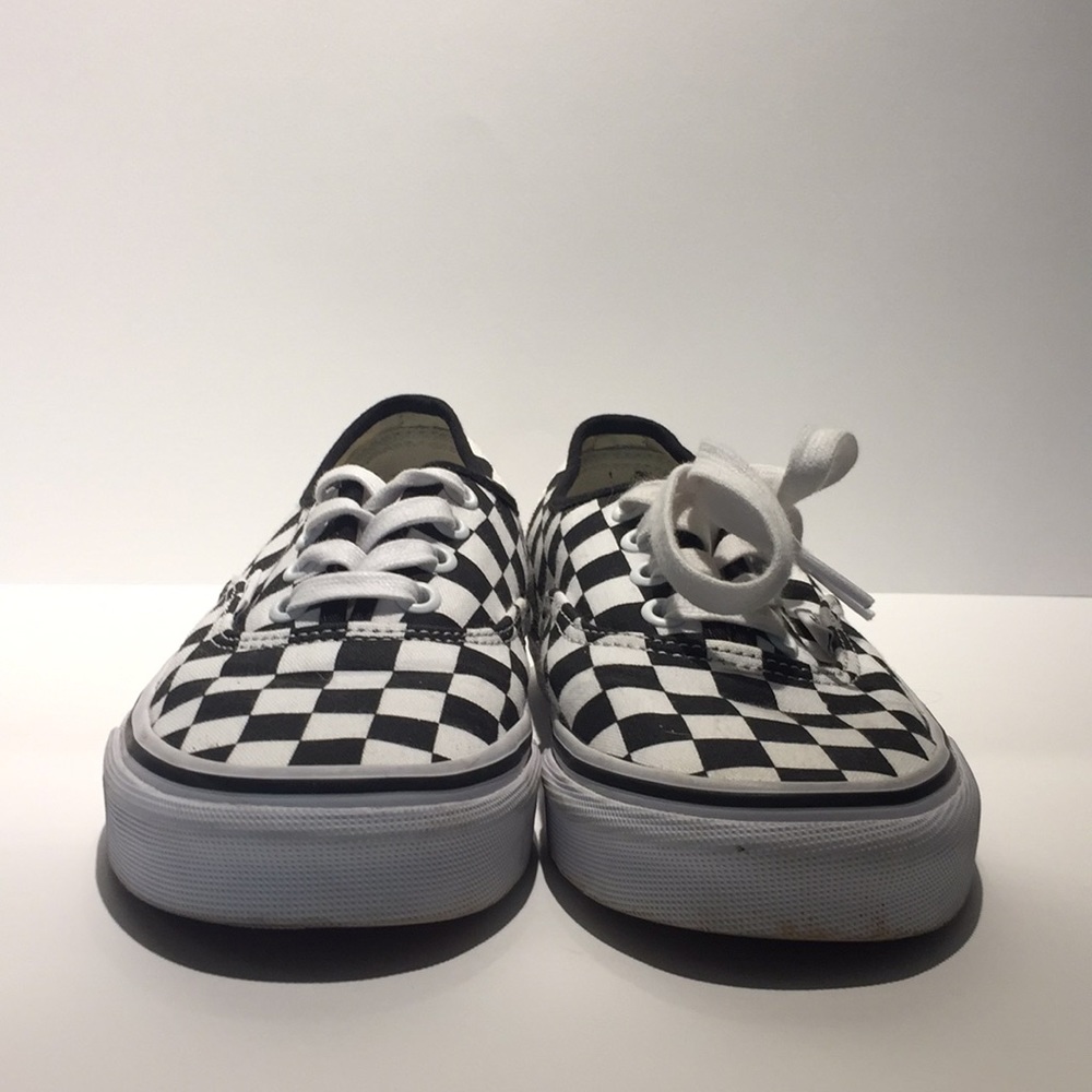Black and white checkered vans